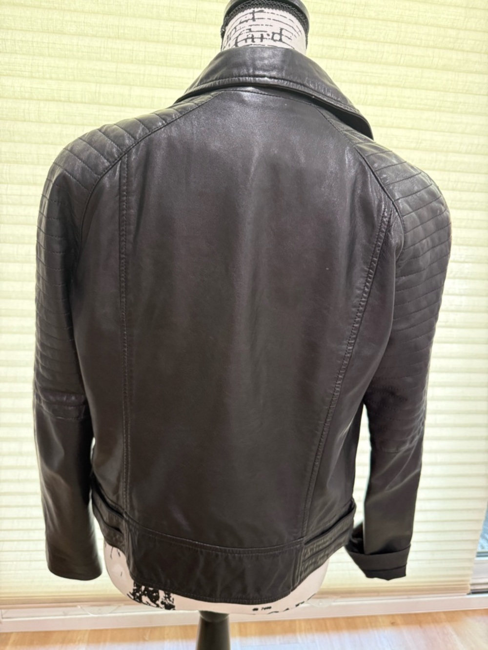 BB Dakota Black Quilted Moto Jacket - Women's - Picture 3 of 6